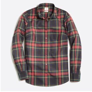 J. Crew Factory Classic Tartan Button Down